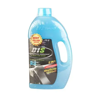 2 IN 1 Car Wash Shampoo D1 D1-1583 Size 1200 ML. Blue