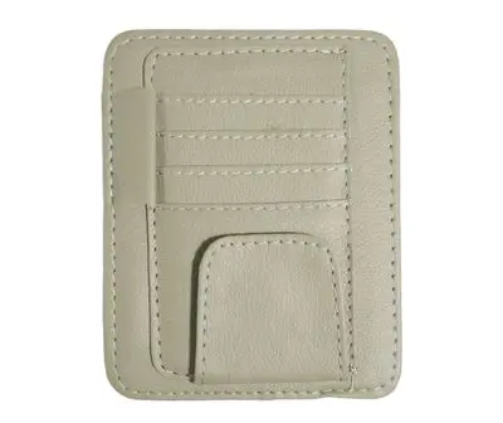 GT Car Sun Visor Card Holder (TM25327008), Grey